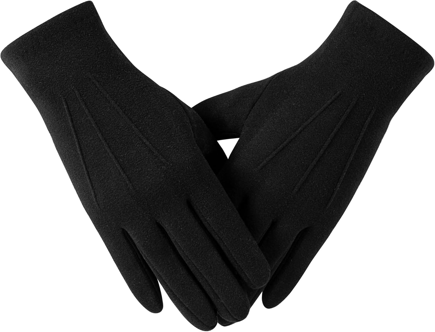719443KsV5L._AC_SL1500_.jpg Winter Womens Cashmere Gloves With Finger Touchscreen Texting Wool Lined Outdoors Windproof Warm Gloves - Image 1